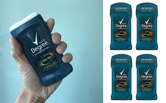 Degree Men Deodorant 4-Pack ONLY $6.73 (Regularly $9) + FREE Shipping at Amazon