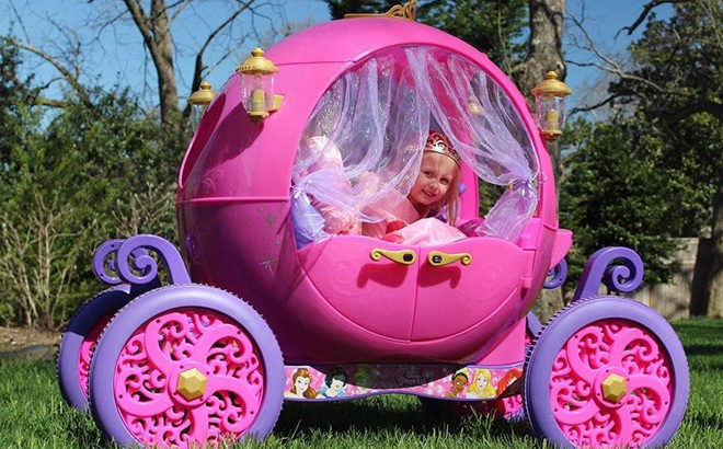 Disney Princess Carriage Ride-On Toy for Only $298 (Regularly $398) at Walmart