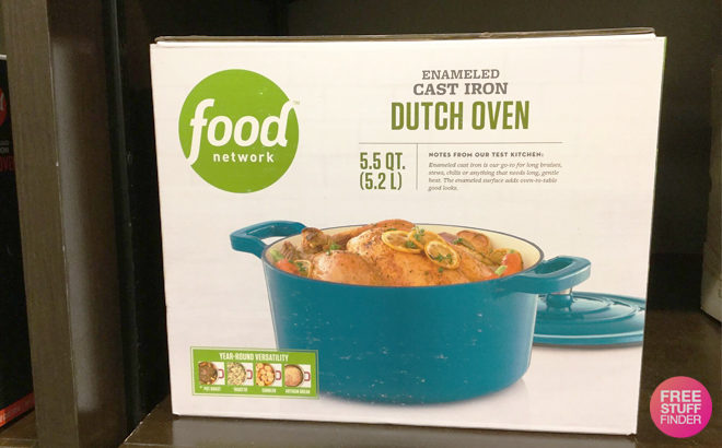 Food Network 5.5-Quart Cast Iron Dutch Oven $29.99 at Kohl's (Reg $80) - Today Only