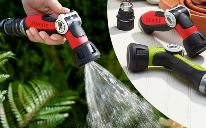 eBay: Aqua Joe Adjustable Hose Nozzle 2-Pack JUST $4.99 (Reg $30) + FREE Shipping