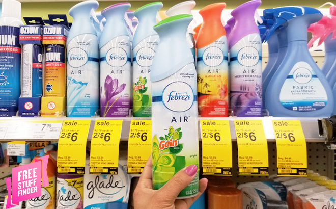 Febreze Air & Fabric Sprays Only $2.50 Each at Walgreens (Just Use Your Phone!)