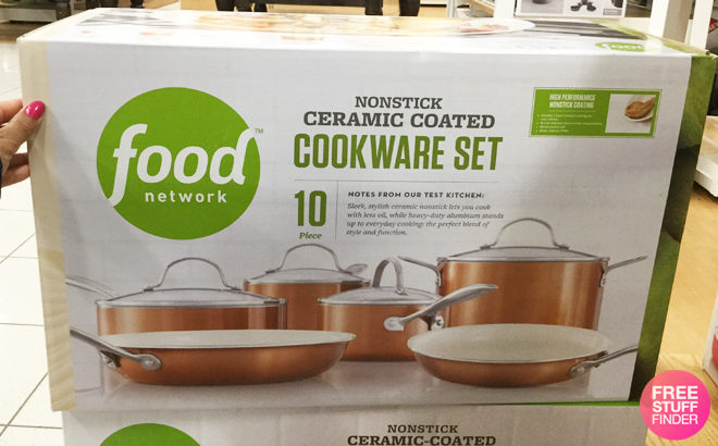 Food Network 10-Pc Cookware Set $49.43 + $10 Kohl's Cash & FREE Shipping (Reg $130)