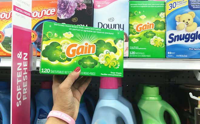 Amazon: Gain 120-Count Dryer Sheets for Just $2.56 + FREE Shipping (2¢ Per Sheet!)