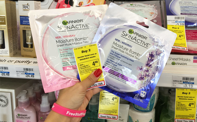 Garnier SkinActive Sheet Mask Just 94¢ at CVS (Reg $3.19) - 64¢ for Some Regions!