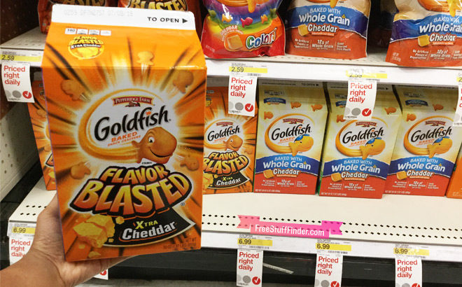 Pepperidge Farm Goldfish Crackers 30oz Box Just $5.19 at Target (Use Your Phone!)