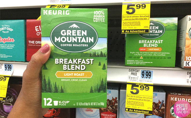 Green Mountain K-Cups 12-Count ONLY $3.10 Each at Rite Aid (Reg $10) - 26¢ per K-Cup!