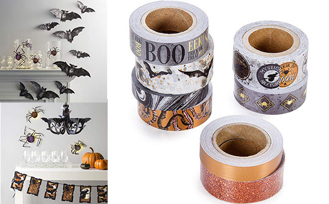 Martha Stewart 8-Count Bats Washi Tape ONLY $2.80 (Regularly $10)