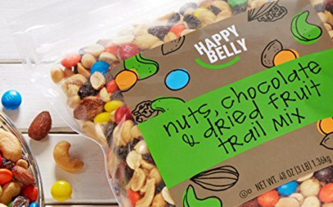Amazon: Happy Belly Trail Mix 3 Pound Bag Just $11.30 + FREE Shipping - Today Only!
