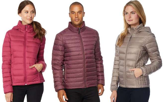 HeatKeep Women's & Men's Puffer Jackets Just $31.87 + FREE Pickup (Regularly $100)