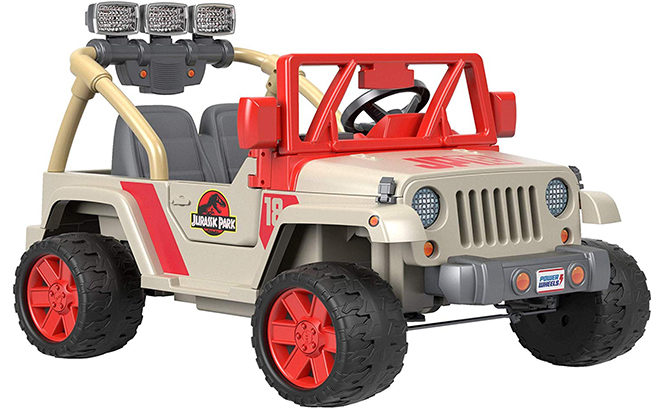 Amazon: Jurassic World Power Wheels Jeep ONLY $246.99 (Reg $320) + FREE Shipping