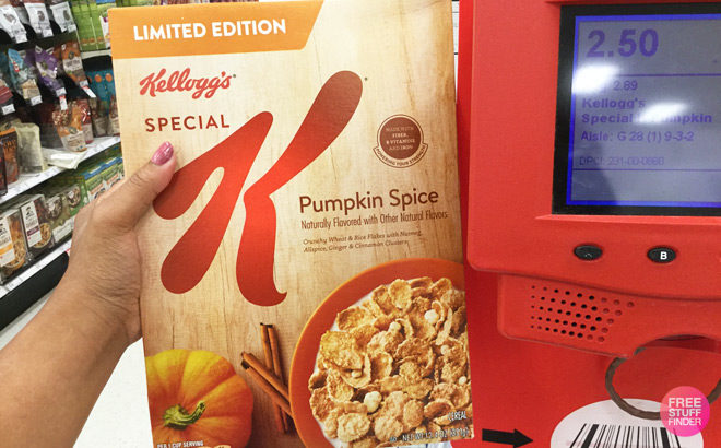 Kellogg’s Special K Pumpkin Spice or Apple Cinnamon Cereal Only $1.50 at Target