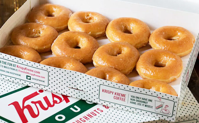 Krispy Kreme: Dozen Glazed Doughnuts JUST $6 (Rewards Members) - LAST DAY!