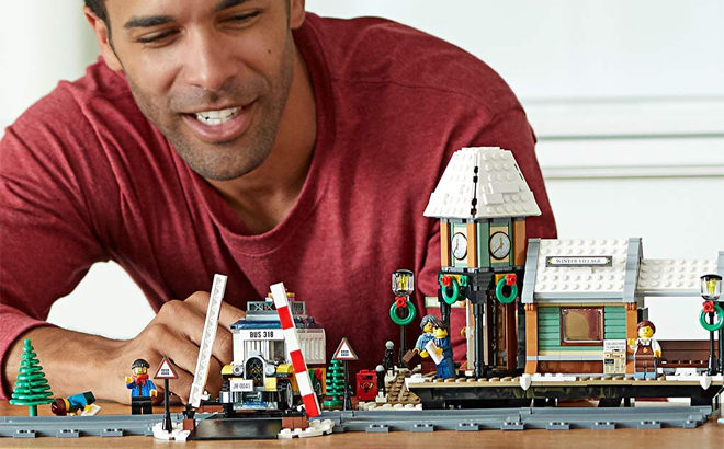 LEGO Creator Winter Village Station Building Kit JUST $55.74 + FREE Shipping (Reg $80)