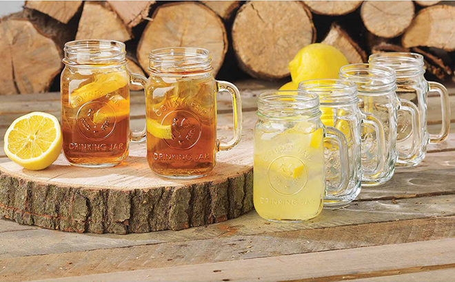 Libbey Handled Drinking Jars 8-Piece Set JUST $10.84 (Regularly $20) at Walmart.com