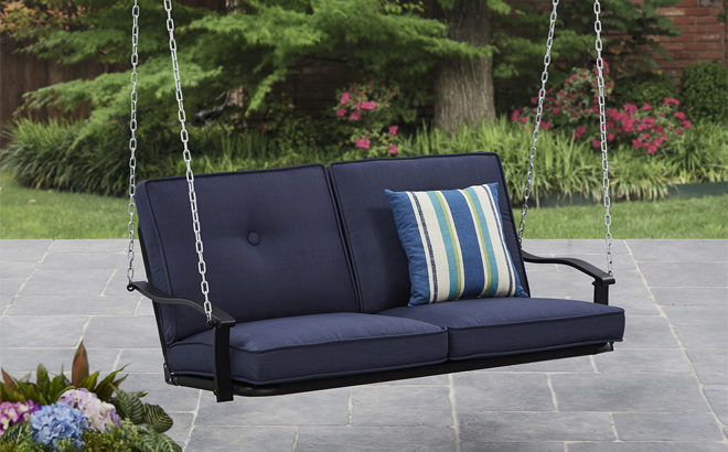 Mainstays Outdoor Porch Swing JUST $92.98 + FREE Shipping (Regularly $149)