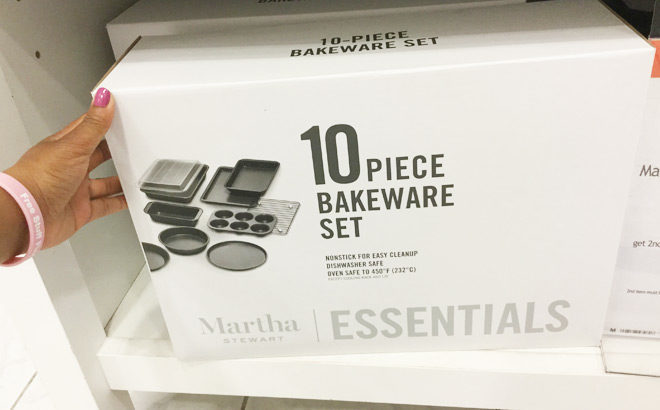 Martha Stewart 10-Piece Bakeware Set for Just $19.99 at Macy's (Regularly $50)