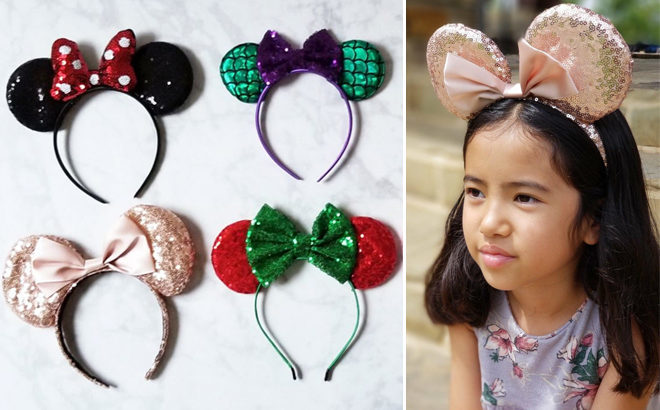 Sequin Mouse Ear Headbands JUST $7.99 (Regularly $30)