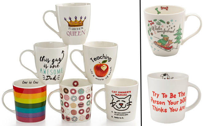 CUTE Pfaltzgraff Mugs for Just $4.20 at Macy’s + FREE Pickup