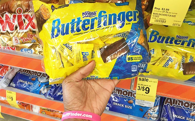 Nestle Crunch or Butterfinger Fun Size Candy ONLY $1.67 (Regularly $4) at Walgreens