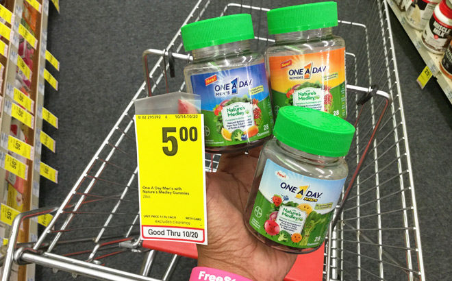 SO Easy! One A Day Nature’s Medley Vitamins JUST $1 at CVS (Regularly $5.79)