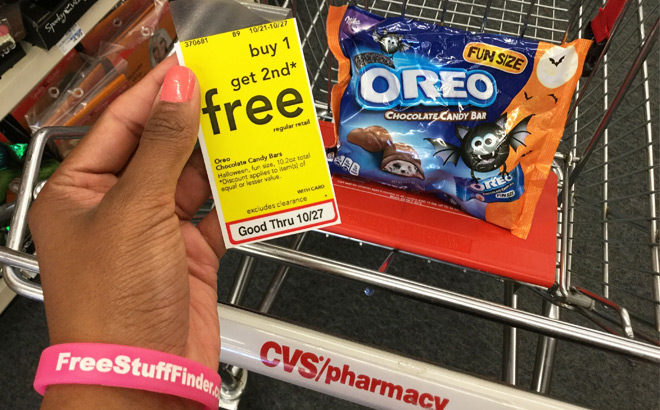 CVS: Oreo Chocolate Candy Bars Fun Size Just $1.15 Each (Just Use Your Phone!)