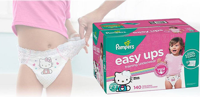 Amazon: Pampers Easy Ups Training Pants 140-Count JUST $35.84 + FREE Shipping