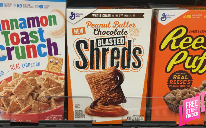 *HOT* FIVE FREE Blasted Shreds Cereal Boxes at Walmart + $2.10 Moneymaker