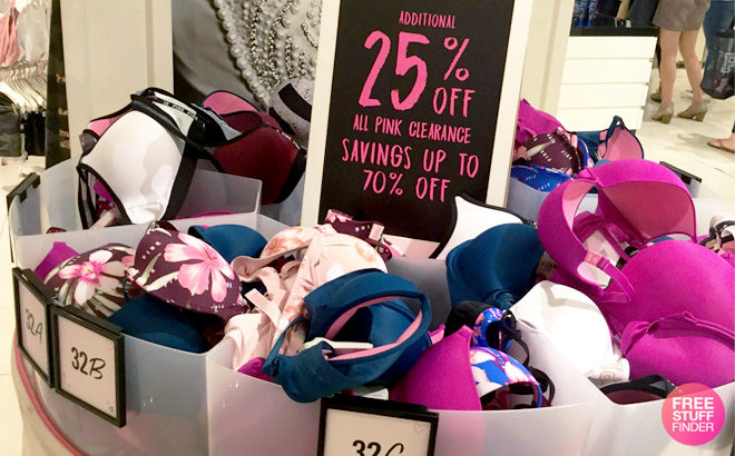 Victoria’s Secret: Extra 25% Off PINK Clearance – Starting at ONLY $2.99!