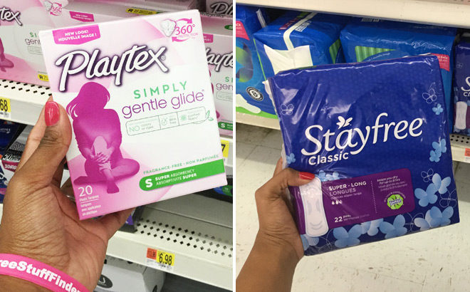 *NEW* $7 in Playtex, Carefree & Stayfree Coupons (Playtex Tampons $1.97 at Walmart!)