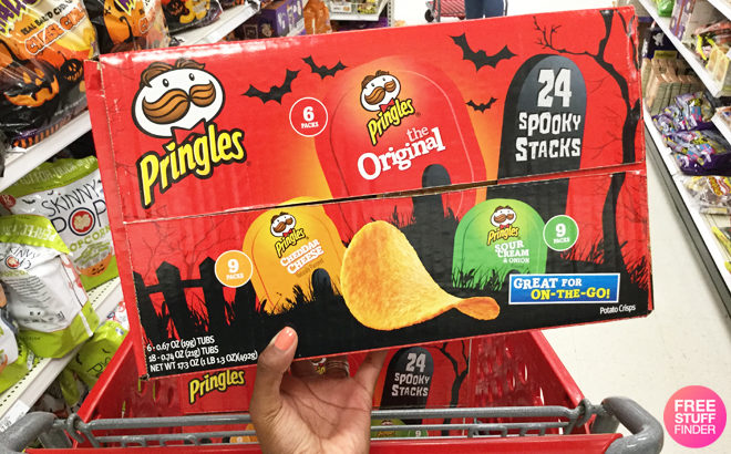 Pringles Spooky Stacks 24-Count Box for Just $6.29 at Target (Reg $8) - No Coupons!