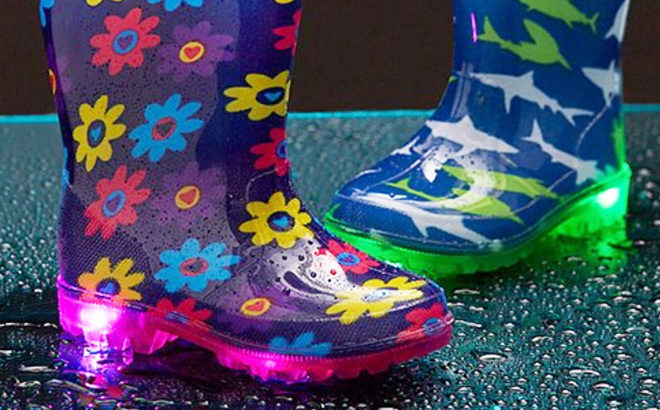 Kids Light-Up Rain Boots Just $8.49 on Zulily (Regularly $28) - Choose from 6 Cute Styles!