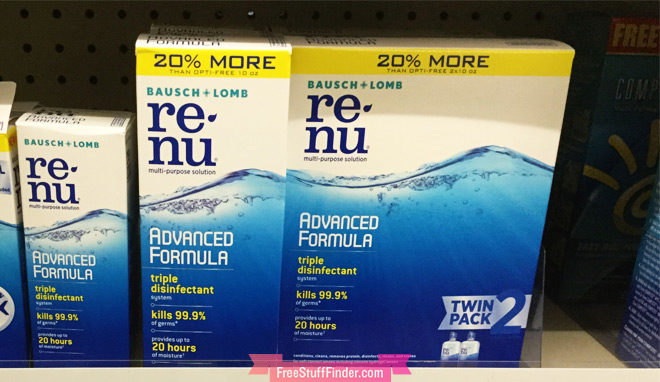 Amazon: ReNu Contact Lens Solution 2-Pack Only $9.22 + FREE Shipping (Just $4.61 Each)