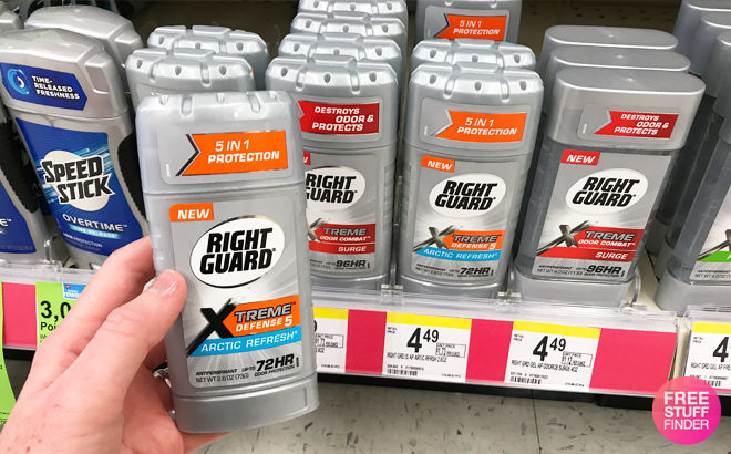 Right Guard Deodorant Only $1.50 (Reg $4.49) at Walgreens - Just Use Your Phone!