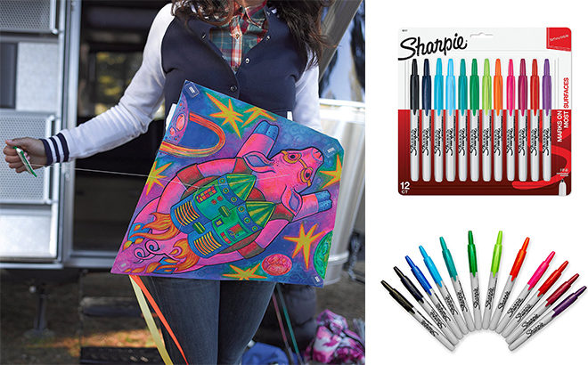Amazon: Sharpie Retractable 12-Count Permanent Markers ONLY $12.40 (Reg $33)