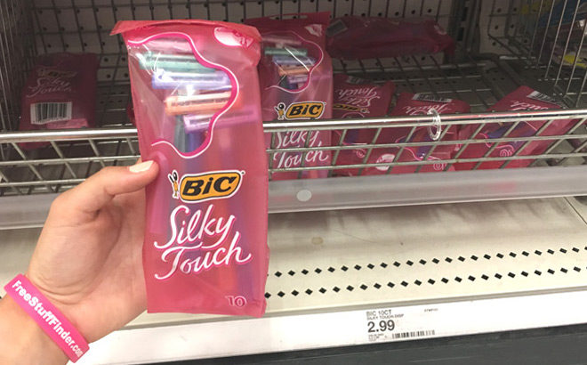 Bic Silky Touch Disposable Razors 10-Count ONLY 99¢ at Target (Reg $3)