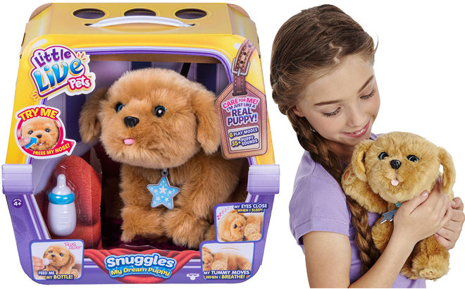 Little Live Pets Snuggles My Dream Puppy Just $26.40 + FREE Shipping (Reg $58)