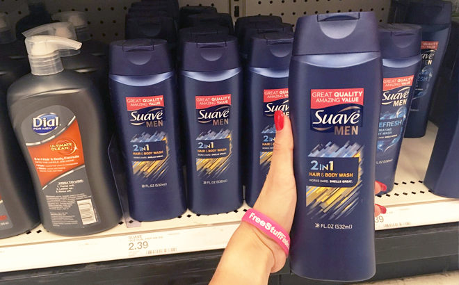 Suave Men’s Body Wash JUST 72¢ Each at Target (Regularly $2.39)