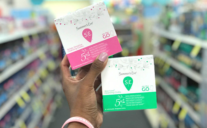 Summer’s Eve Cleansing Cloths 16-Count ONLY 29¢ Each at CVS (Reg $3.39)