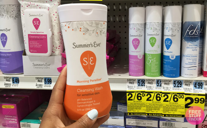 Summer's Eve Cleansing Wash Only $2.47 (Regularly $5.29) at Rite Aid - Print Now!