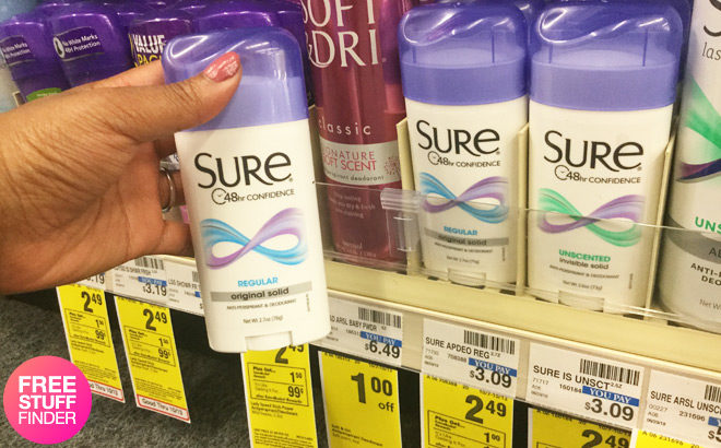 FREE Sure or Brut Deodorant at CVS