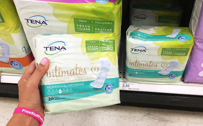 Tena Intimates Pads 20-Count ONLY 48¢ at Target - Just Use Your Phone (Today Only!)