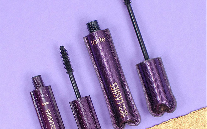 FREE Deluxe Lights, Camera, Lashes Mascara With Any Lipstick Purchase at Tarte