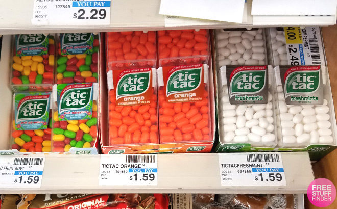 Tic Tac Gum or Tic Tac Mints ONLY 38¢ Each at CVS (Reg $1.59) - Print Now!