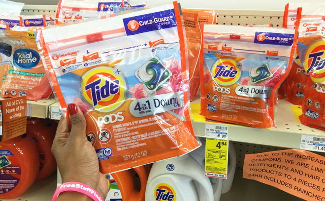 Tide Pods 16-Count ONLY $1.58 at CVS (Regularly $7.49) - Just Use Your Phone!