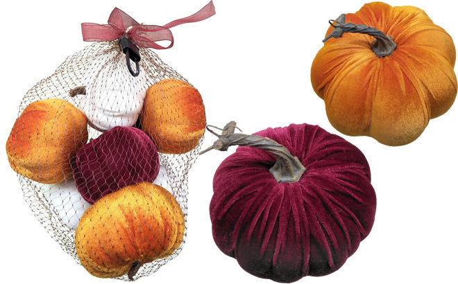 Joann: 60% Off Velvet Pumpkins - Starting at Only $3.20 + FREE Pickup (Regularly $8)