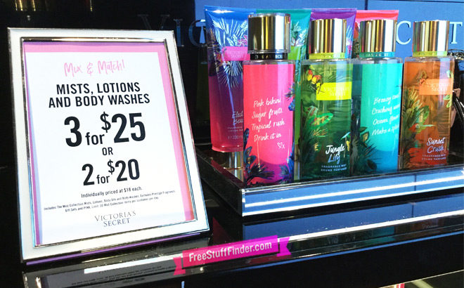 Victoria's Secret: Fragrance Mists, Lotions or Body Wash ONLY $8.33 Each (Reg $18)