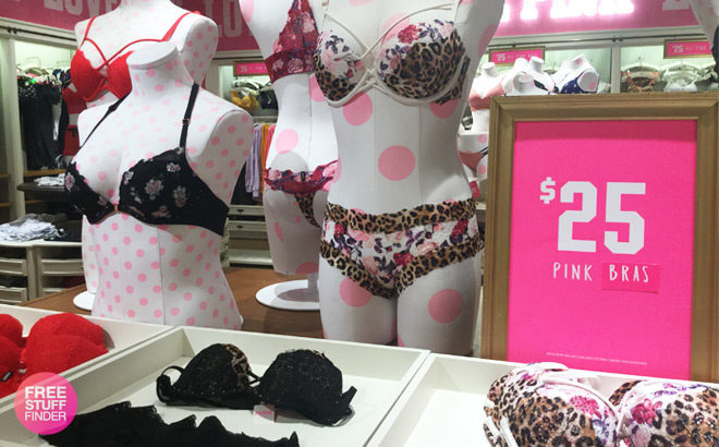 Victoria's Secret: PINK Bras From ONLY $22 Each - Regularly $39 (Today ONLY!)