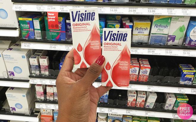 Visine Eye Drops ONLY 64¢ Each at Target (Regularly $3.89) - Print Coupon Now!