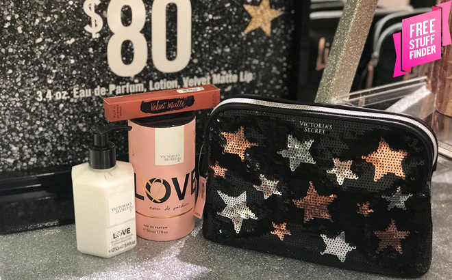 Victoria's Secret Eau de Parfum, Beauty Bag, Lotion & Sparkle Tote JUST $80 ($163 Value)