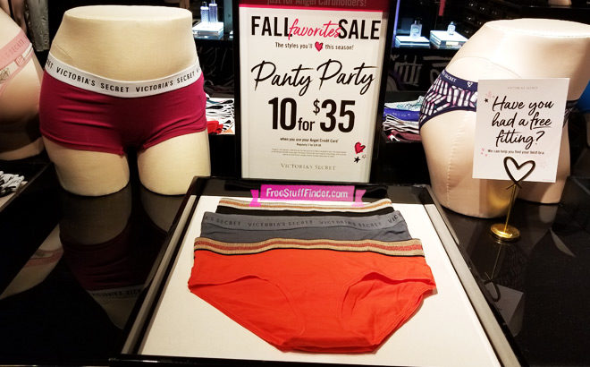 YAY! TEN for $35 Victoria's Secret & PINK Panties (Shop Online & In-Stores)